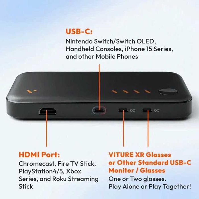 Окуляри VITURE Pro XR (є ще VITURE Pro Mobile Dock)