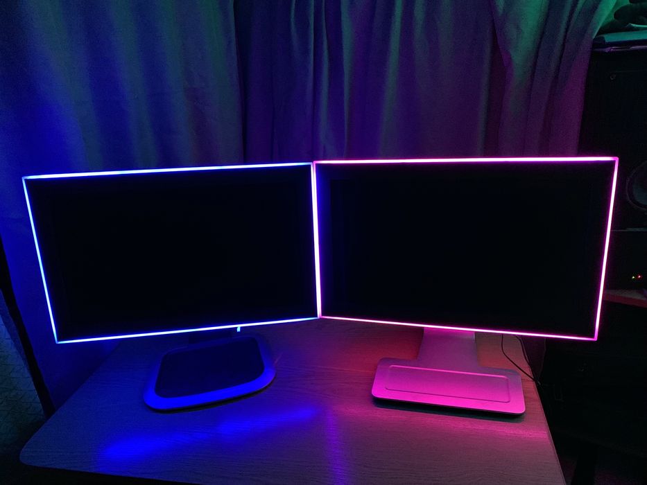 Ramki do podświetlenia RGB monitor 22cale