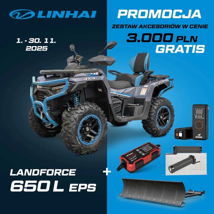 Quad Linhai 650L Landforce PRO EPS ATV 600 Raty Dostawa Hak Gratisy