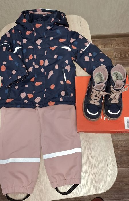 Зимняя термо куртка, H&M, р. 104, 3-4 года