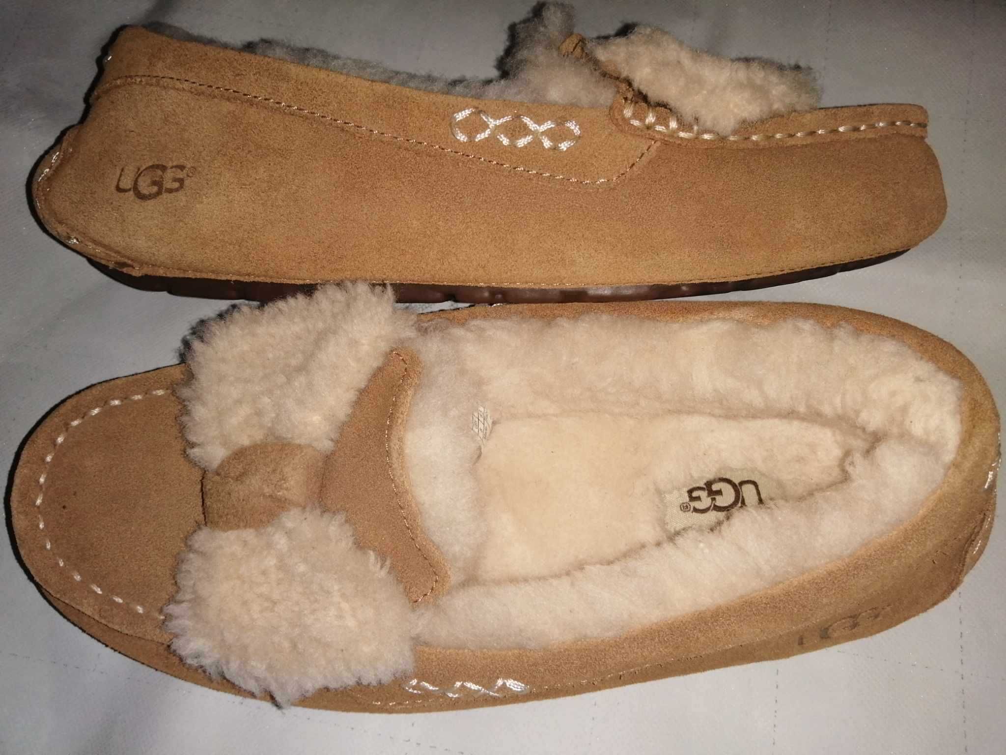 UGG Ansley Nowe Mokasyny Buty Kapcie Damskie Eu 39 Oryginalne