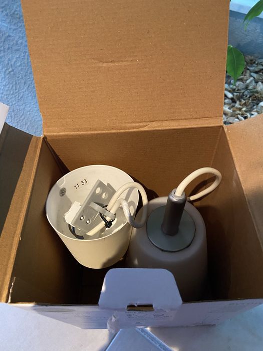 2 candeeiros de teto