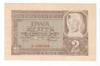 Banknot 2 zł 1940, seria A, st. 2