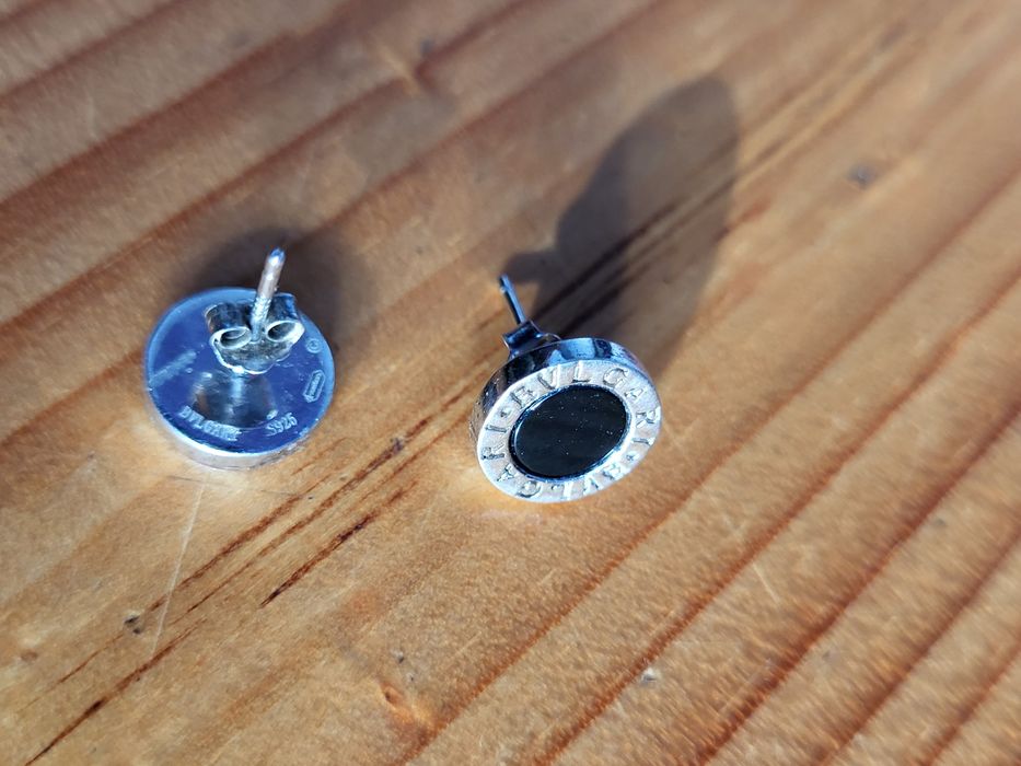 Сережки bvlgari bulgari silver