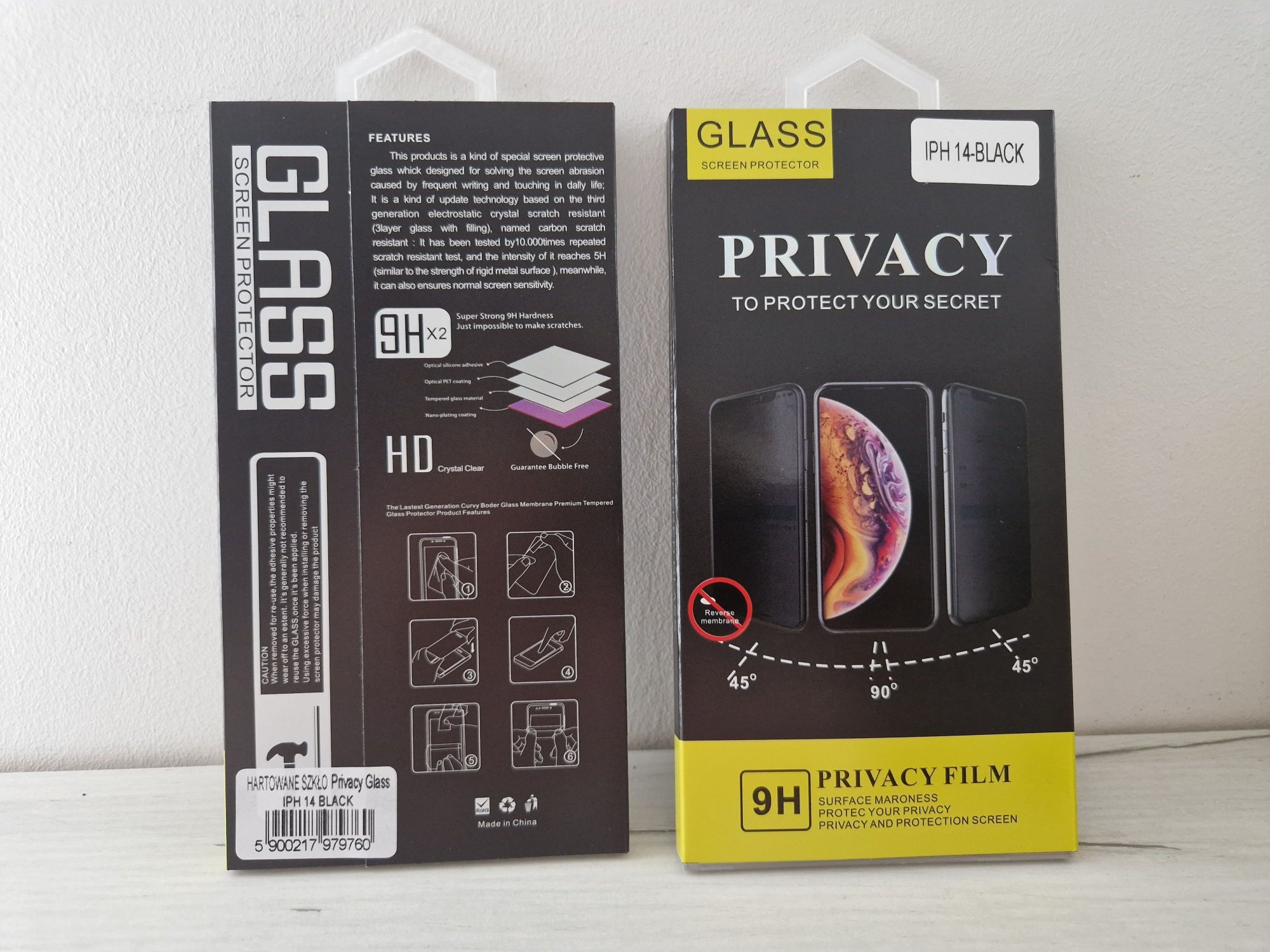 Hartowane szkło Privacy Glass do IPHONE 14