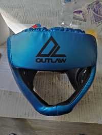 Kask Sparingowy OUTLAW Niebieski