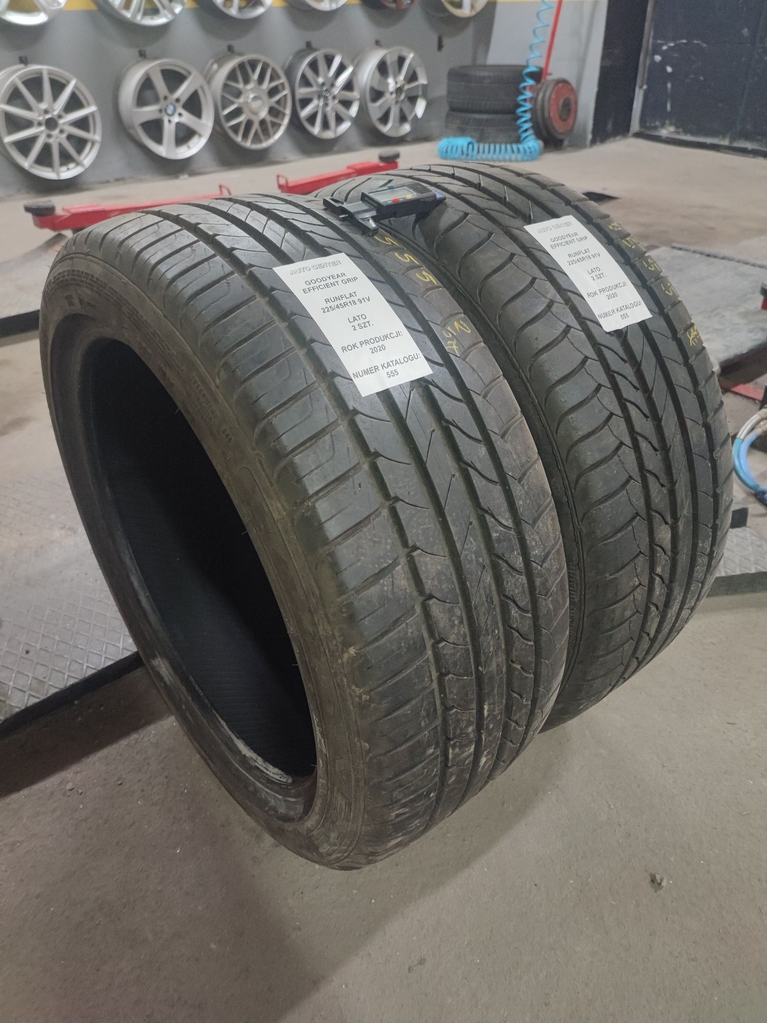 Opony letnie 225/45R18 91V GoodYear Efficient Grip RunFlat | 2020r