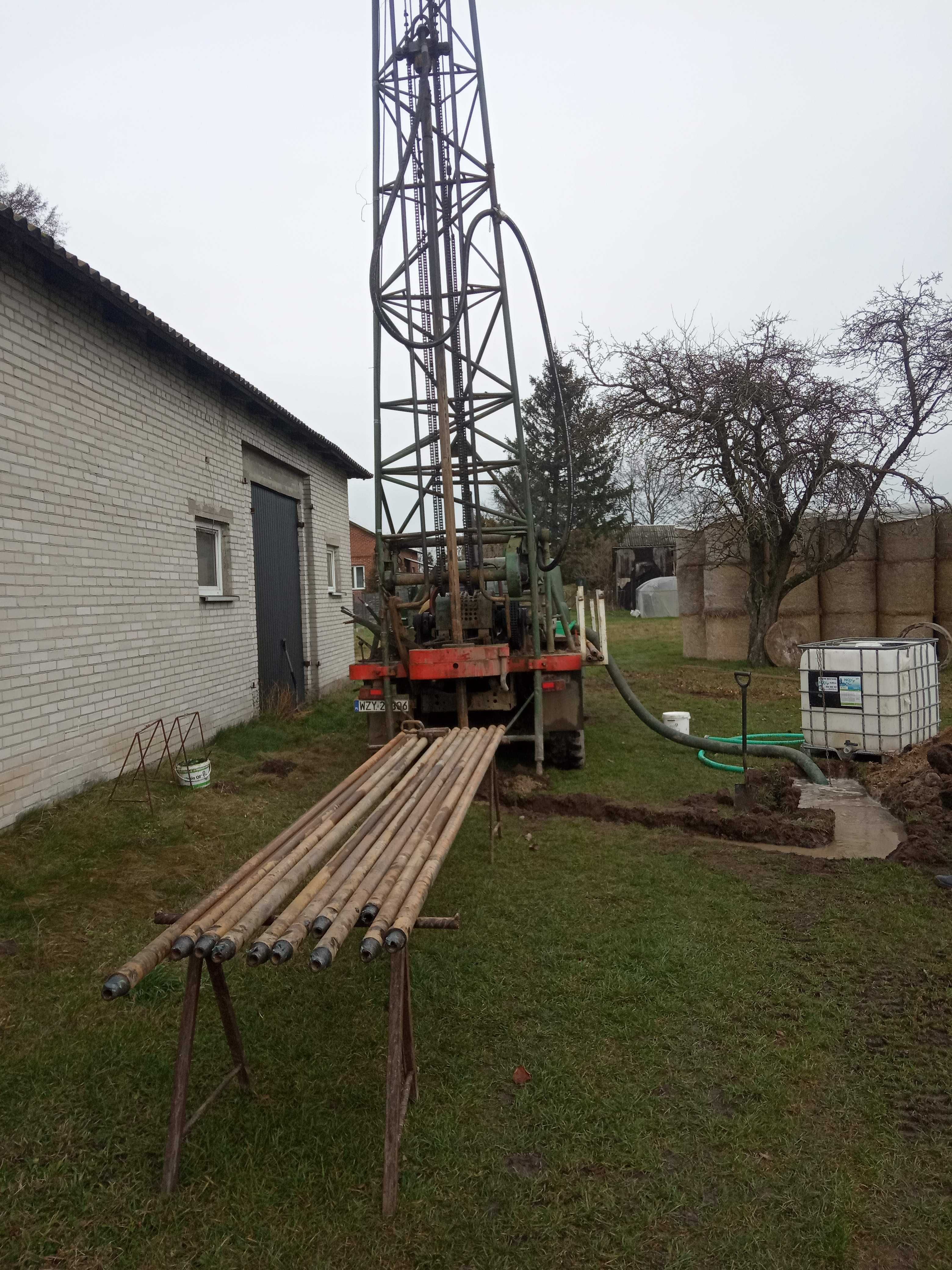 Wiercenie studni głębinowych odwierty pod pompy ciepła sondy studnia