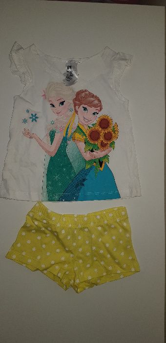 Nowy komplet H&M Kraina Lodu, Frozen Elsa 98/104 z metkami