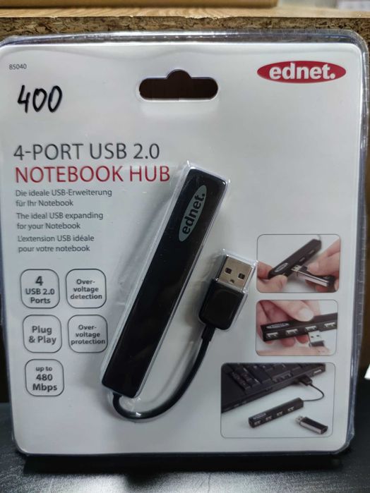 USB Hub 2.0 на 4 порти