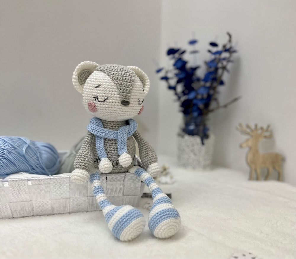 Urso polar em croche / amigurumi