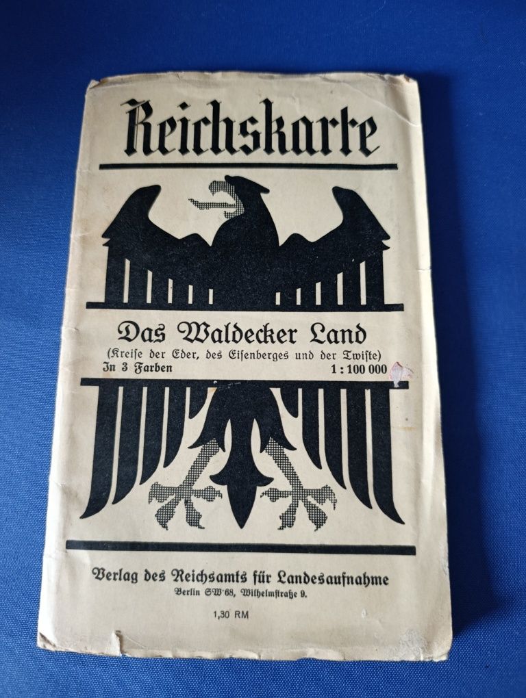 Продам рідкісну історичну карту "Das Waldecker Land"