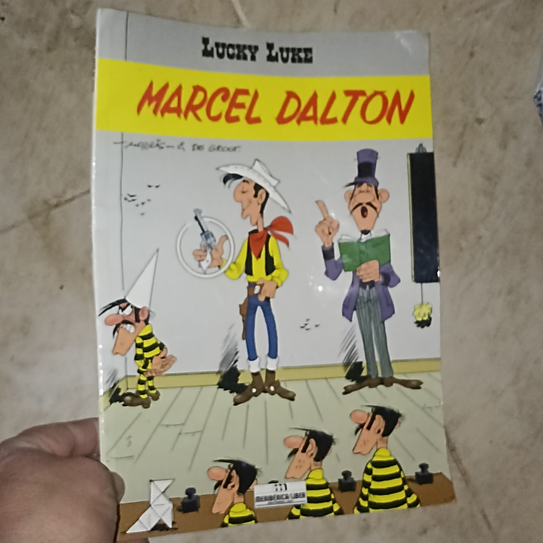 Revista Banda Desenhada Lucky Luke de Marcel Dalton