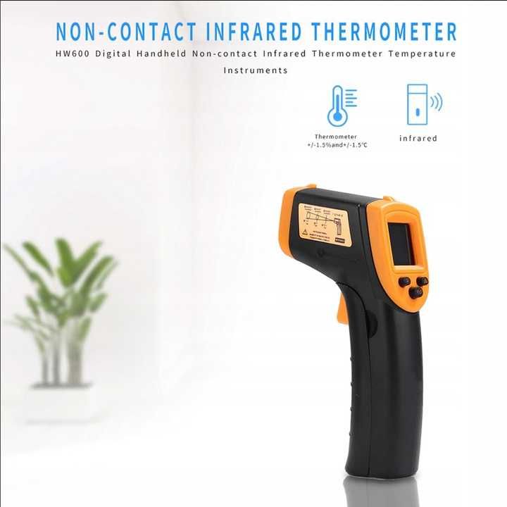TERMOMETR BEZDOTYKOWY pirometr laserowy -50 +600