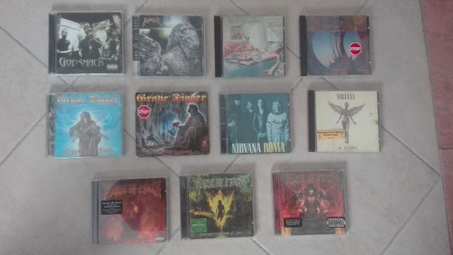 CD's Metal / Rock - Nirvana, Cradle of Filth, Rage, Marillion, etc