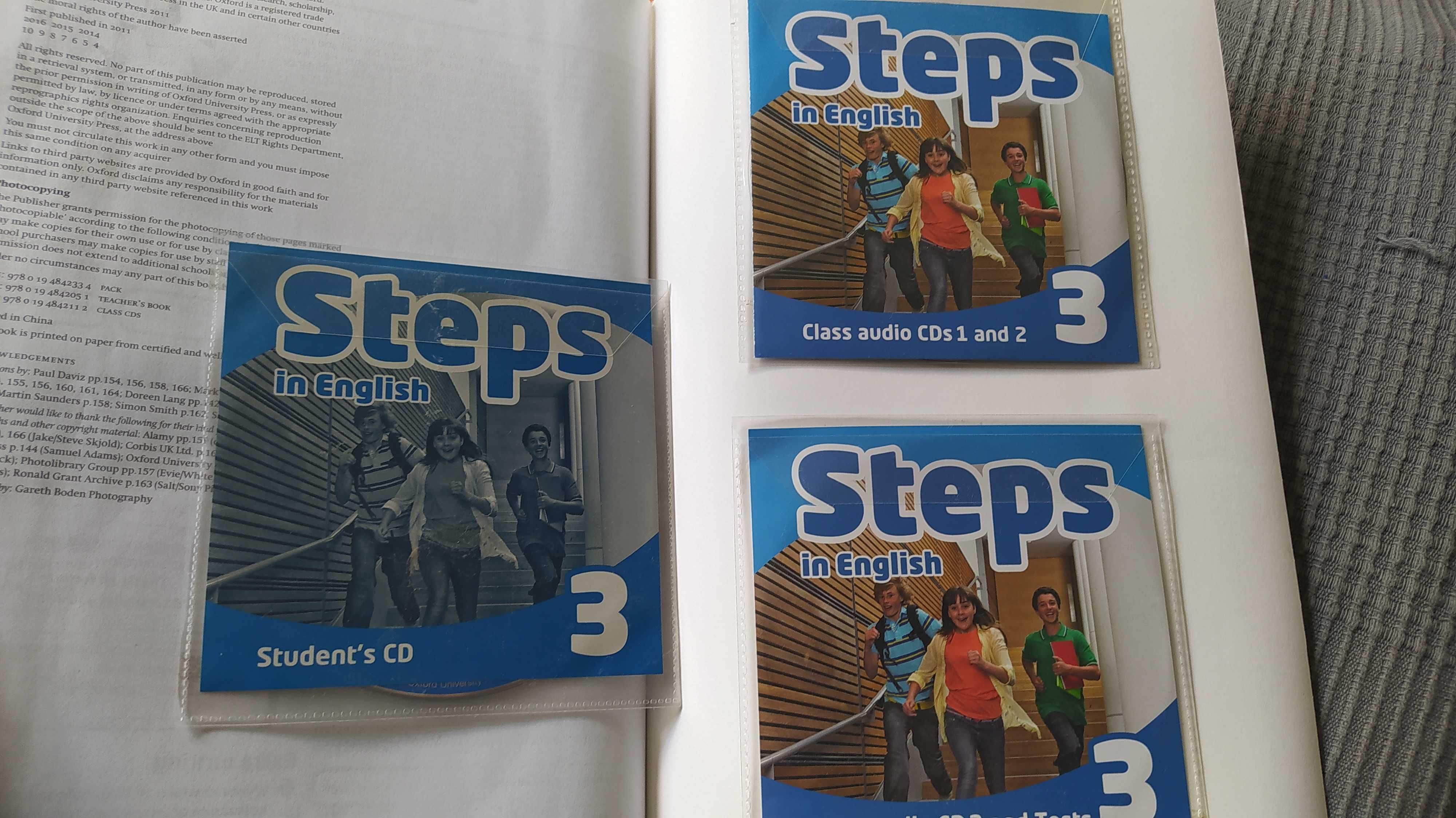 Steps in English 1,2,3, książka nauczyciela