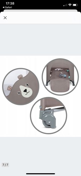 Łóżeczko turystyczne dla dziecka