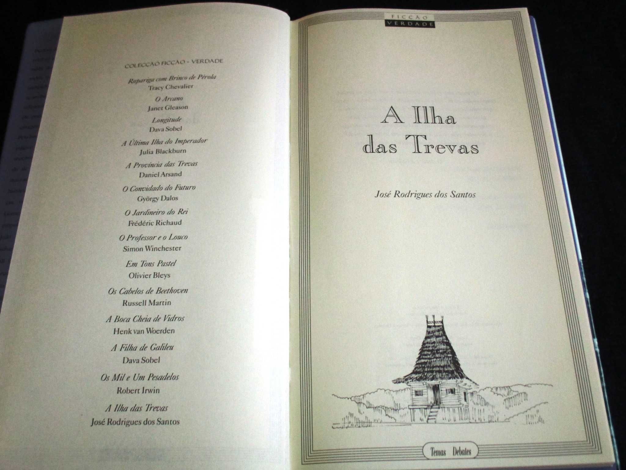 Livro A Ilha das Trevas José Rodrigues dos Santos 1ª edição