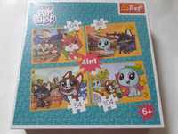 Puzzle Littlest Pet Shop - 4 układanki - 54, 80, 104 elementy