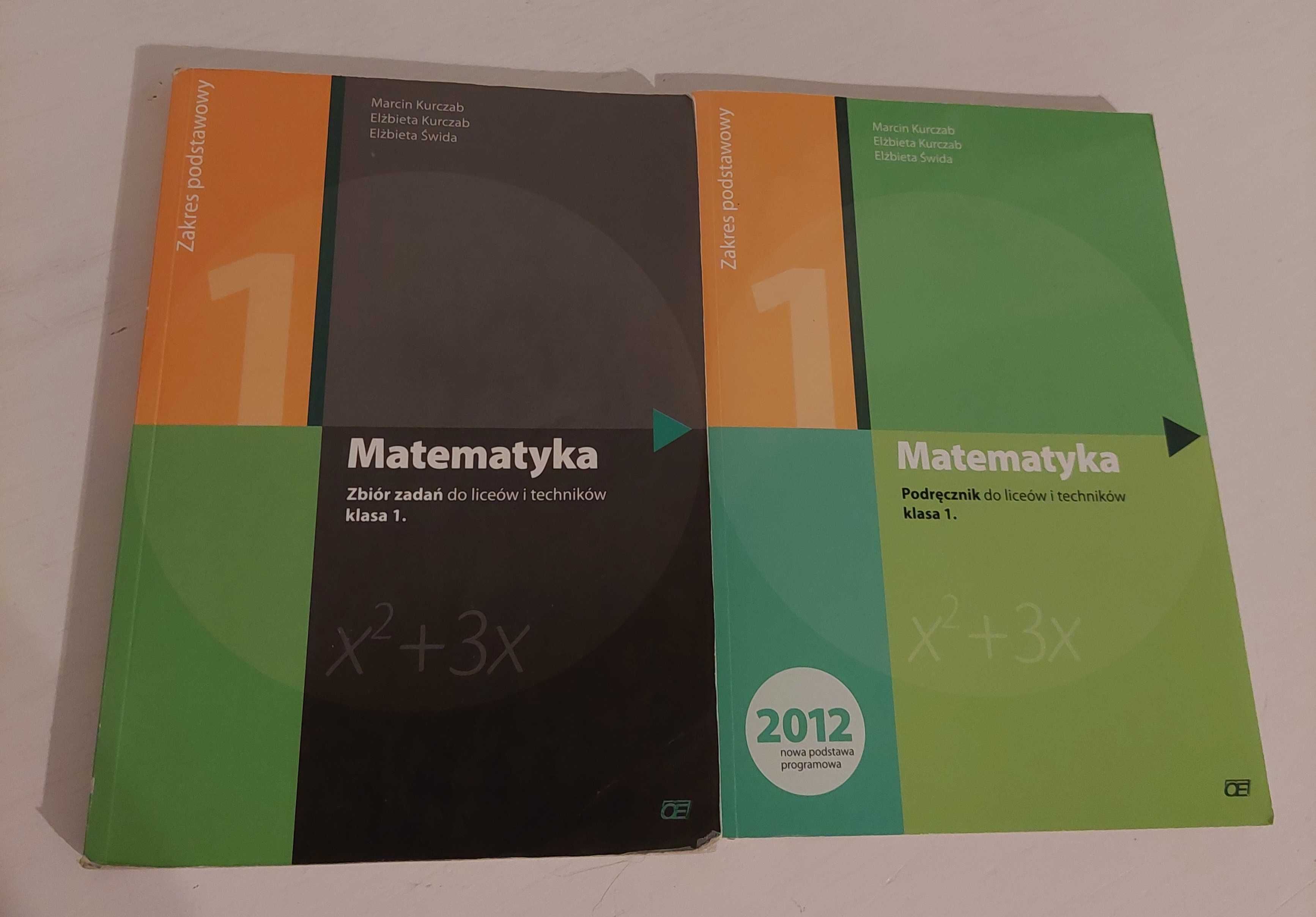 Podręcznik i zbiór zadań do matematyki liceum i technikum klasa 1