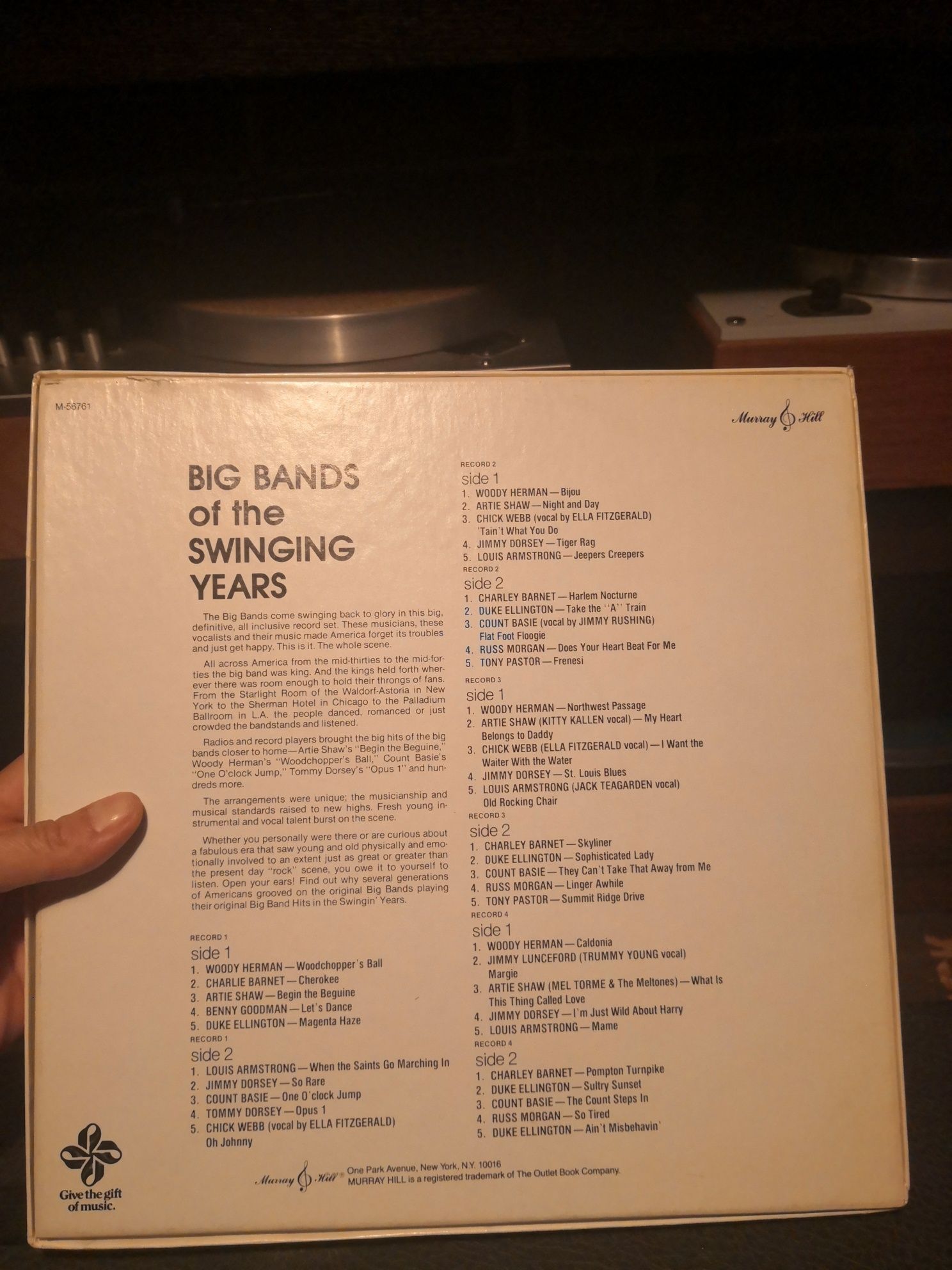 Продам LP Box Big Bands of the Swining Years с 4 пластинками