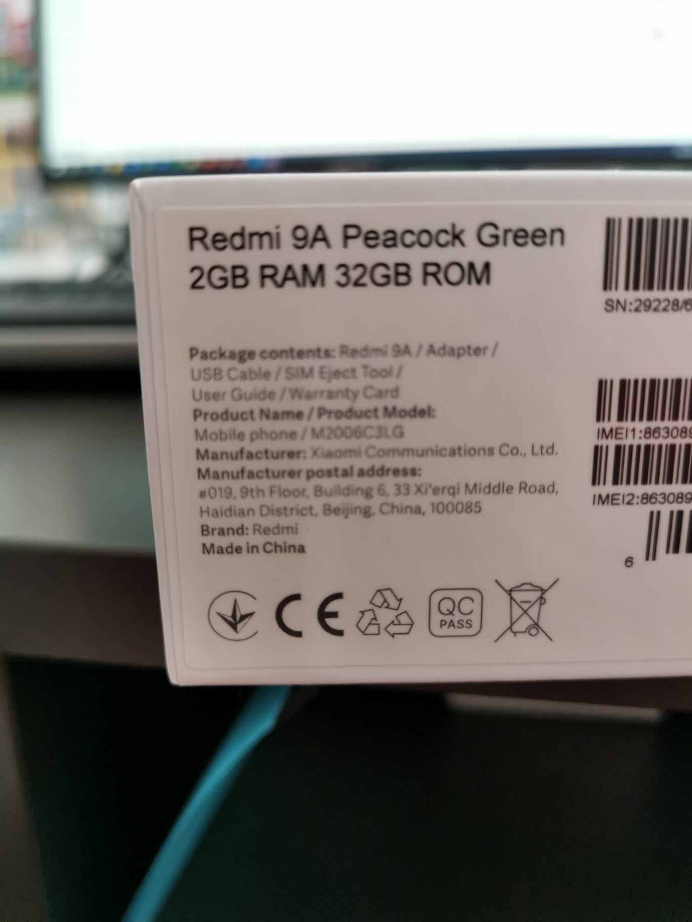 Xiaomi Redmi 9A 2GB Ram 32GB Rom