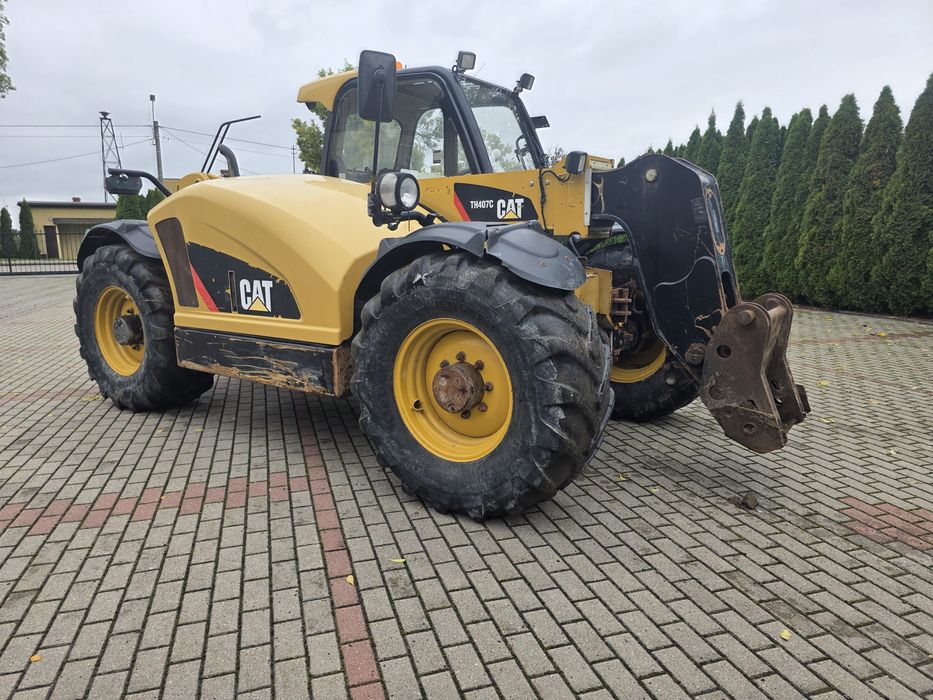 Ładowarka teleskopowa CAT TH407C 2016ROK manitou jcb merlo