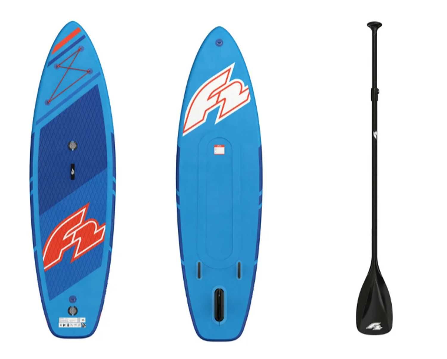 F2 deska pływania SUP dwukomorowa Allround 3xfin kpl. 320cm 150kg NOWA