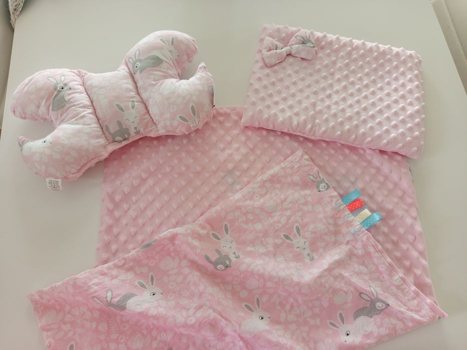 Zestaw minky do wózka/łóżeczka