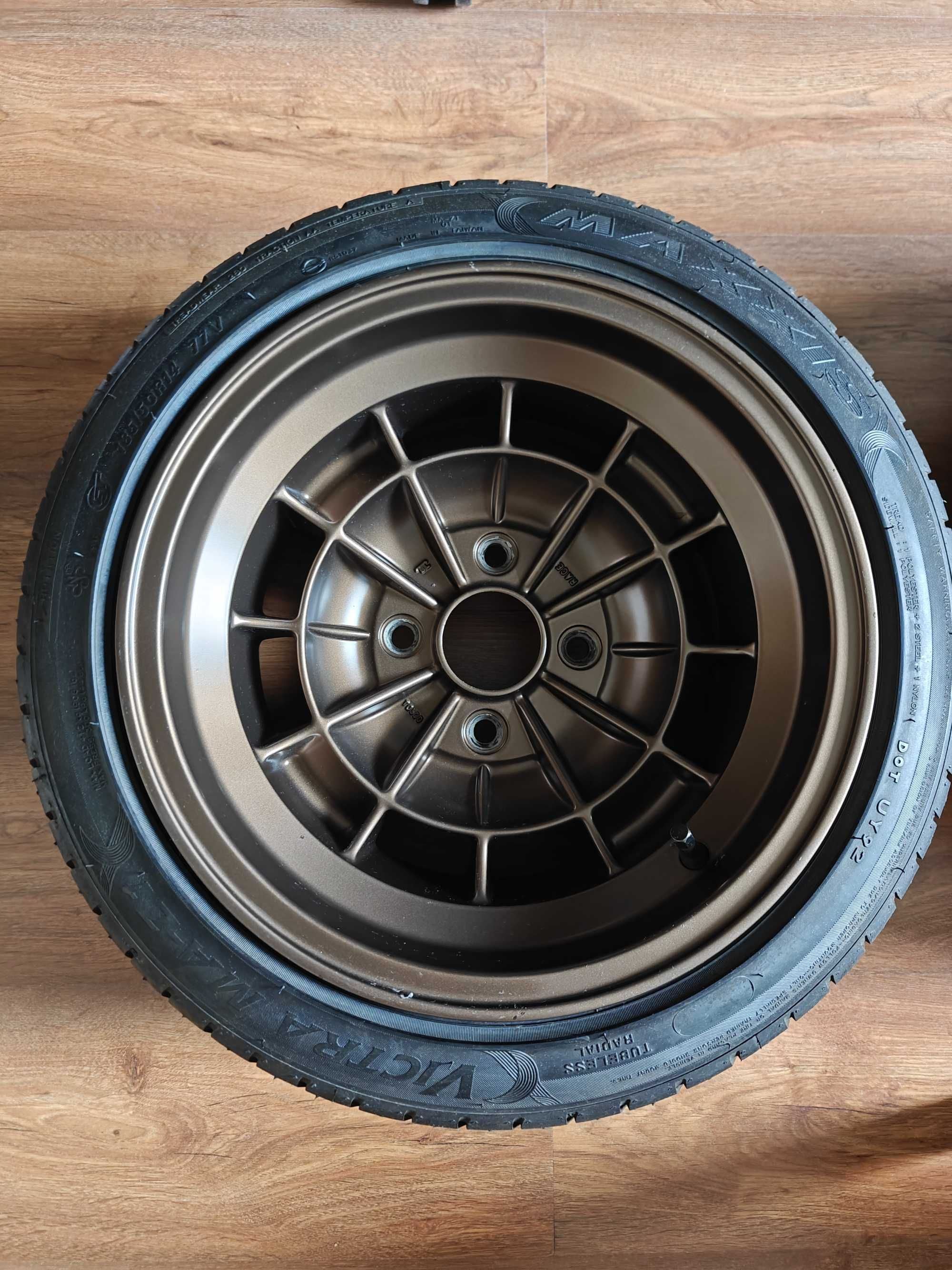 Felgi Neo Tosco, 14x8j -18, 4x114.3, nowe z oponami