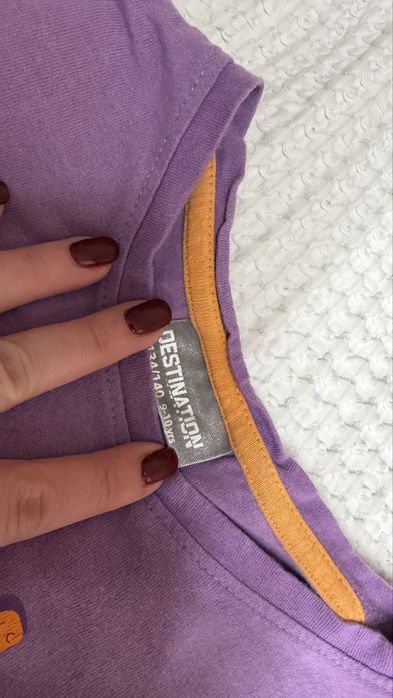 Piżama halloween dynia fioletowa trick or treat 134/140 9/10l