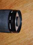 Teleobjetiva de espelhos Samyang 500 mm f1:8,0 montagem Nikon F