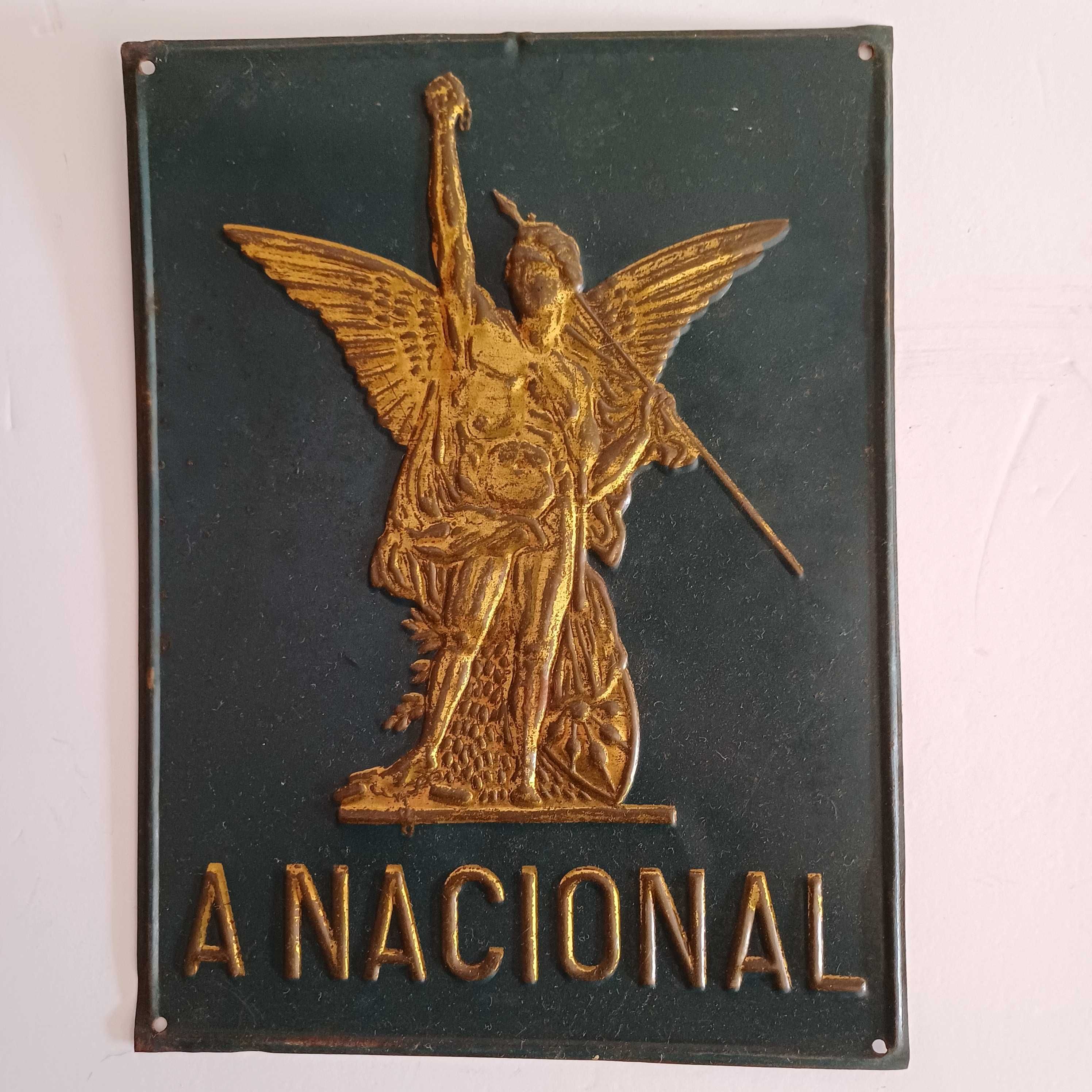 Placas/chapas publicitárias