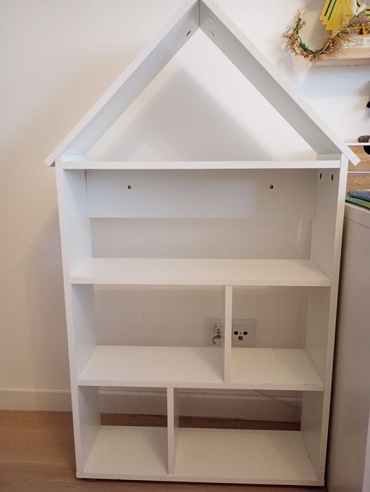 Półka regał domek 120 cm wysokości