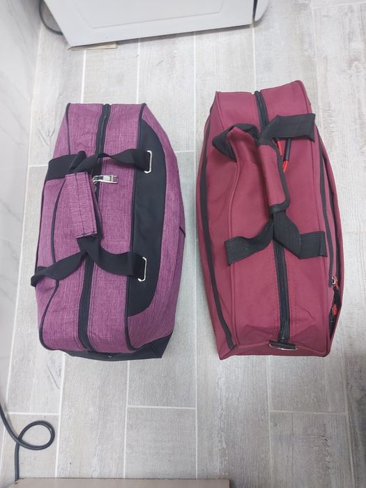 Сумка ручна без колес та з колесами і ручкою висувною .