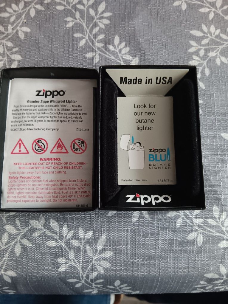 Pudełko od zapalniczki zippo