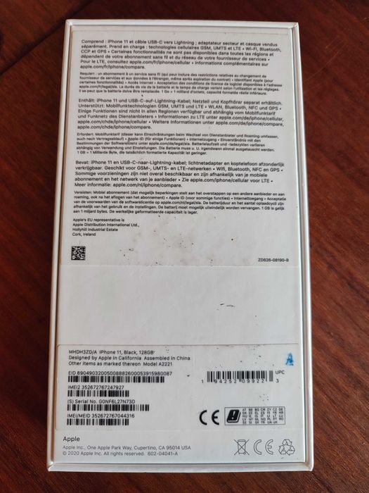 iPhone 11 128GB ecrã e bateria novas