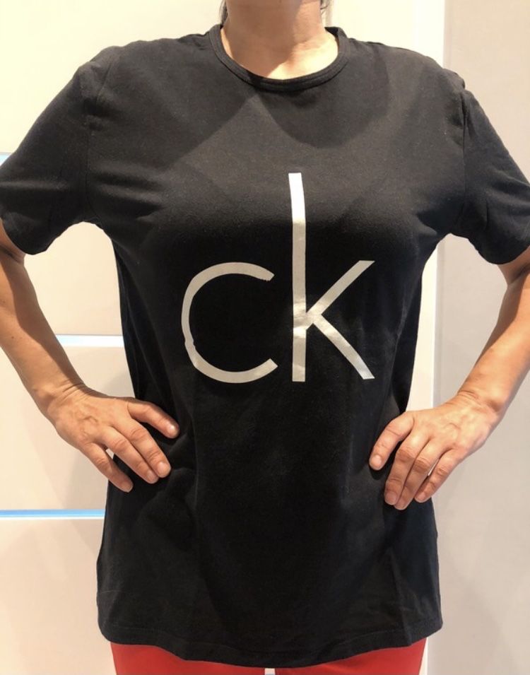 czarny t-shirt Calvin Klein