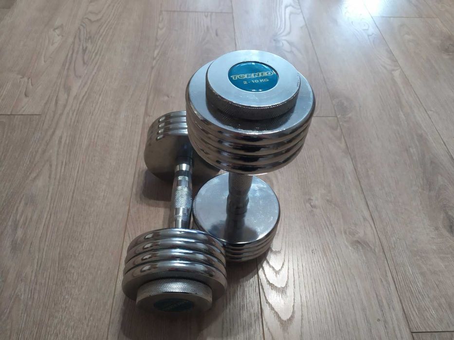 Продам гантелі 2*12 =24кг/ 2*10=20кг Ціна 2750/2700грн
