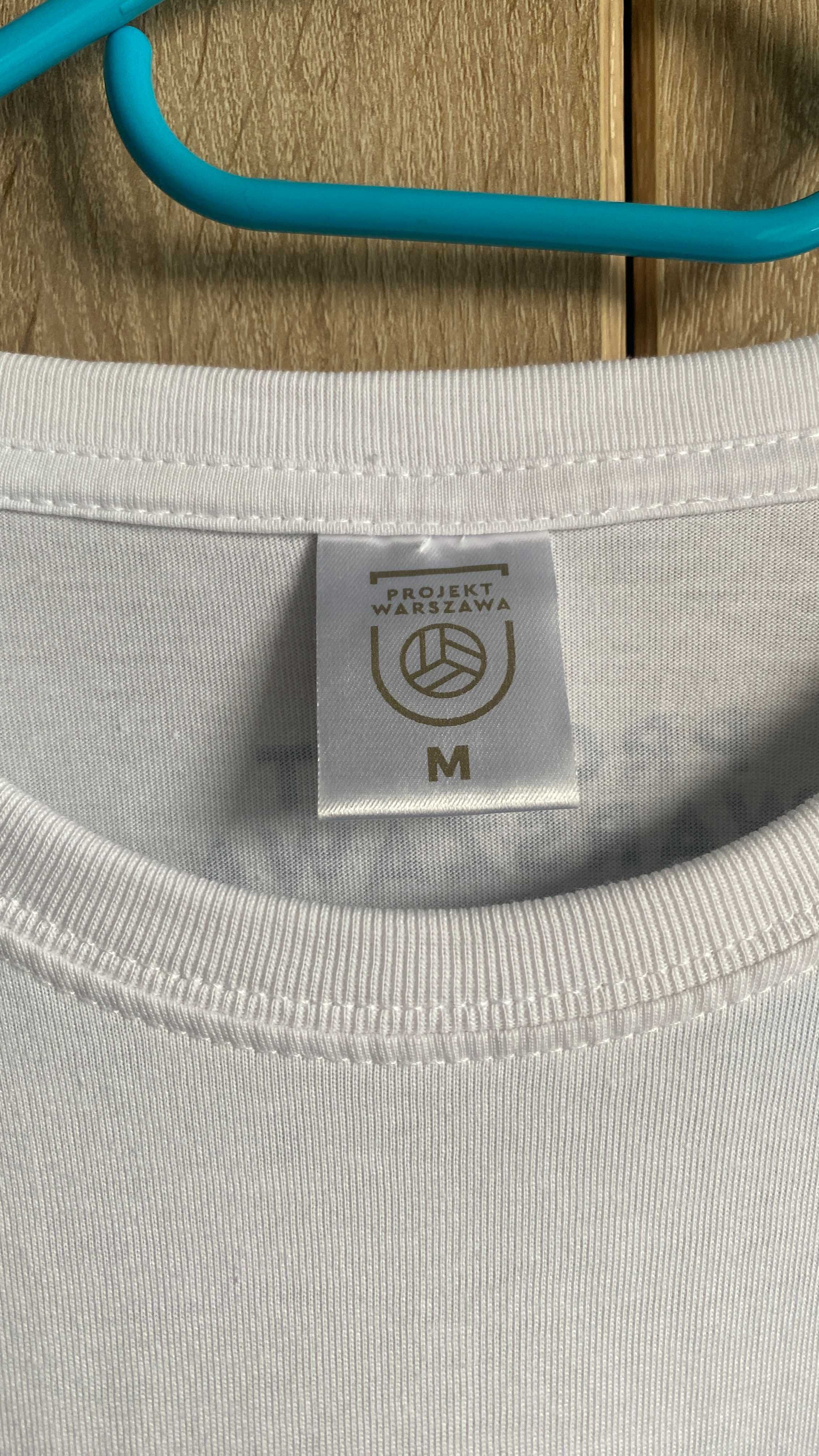 T-shirt Koszulka Biała Sportowa Sitkówka Warszawa Challenge Cup M/38
