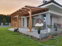 Zadaszenie tarasu, pergola tarasowa, dach, taras, poliweglan, KVH, BSH