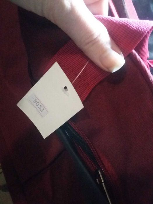 Сумка дорожня велика кольору бордовий