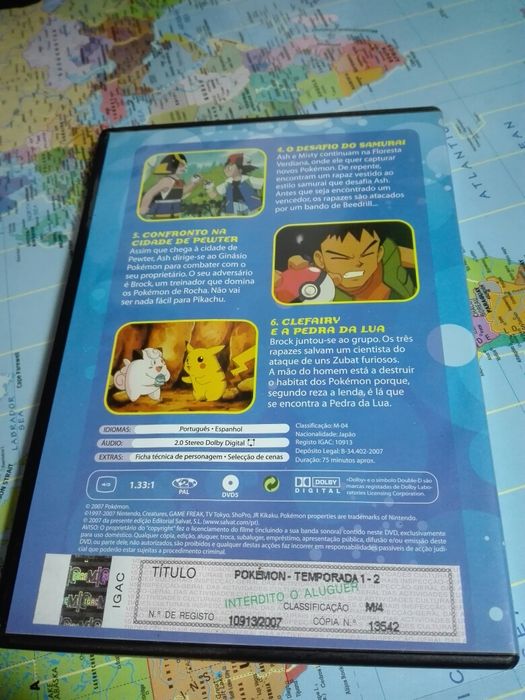DVD Pokemon 2 Temporada 1 Salvat