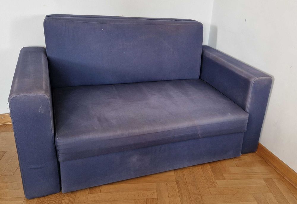 Kanapa Ikea NORRDAL niebieska rozkładana za darmo