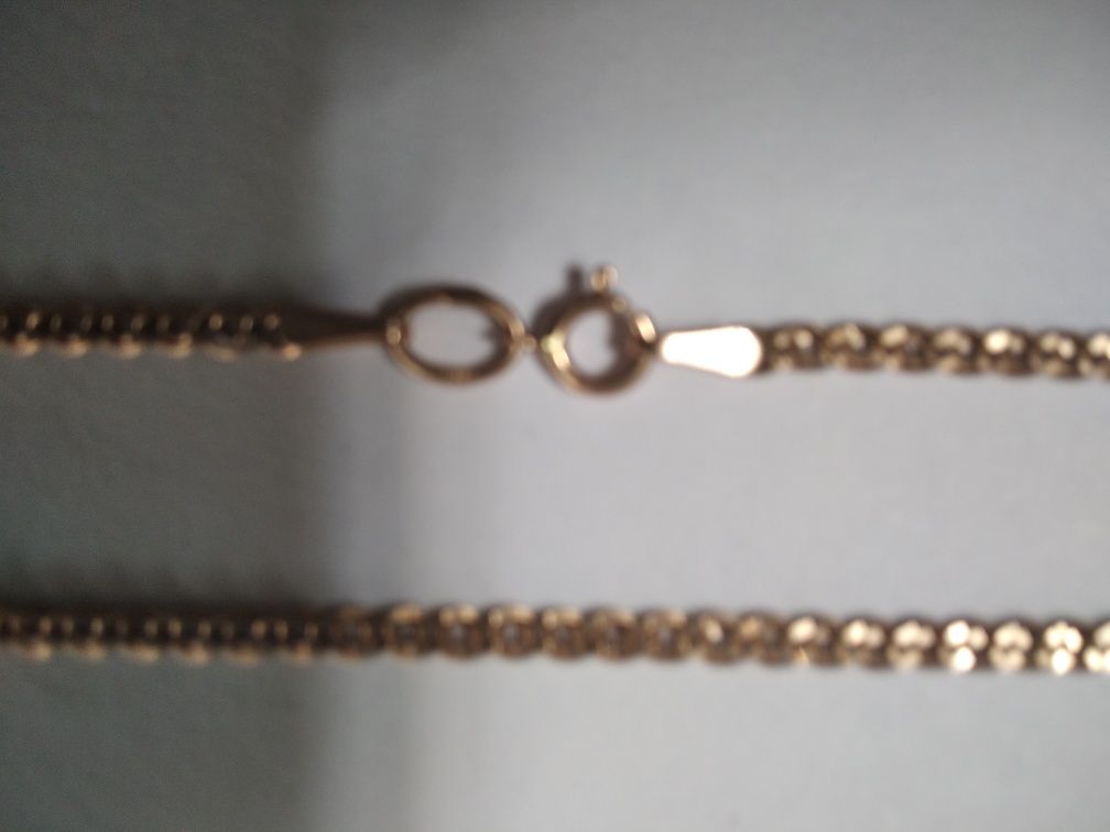 Золотая цепочка ,сережки 585"