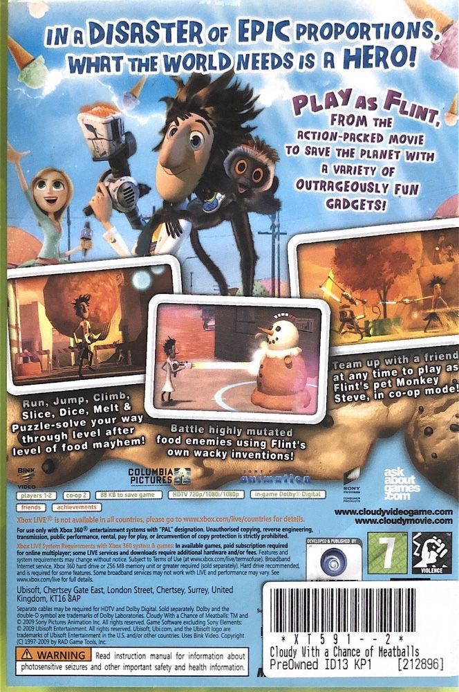 Cloudy With a Chance of Meatballs