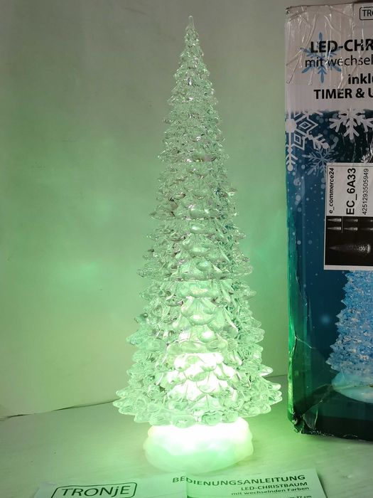 Choinka Lampka LED Kryształowa TRONJE 37cm