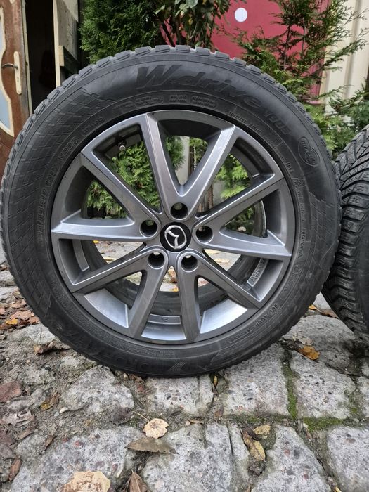 4 koła zimowe, aluminiowe felgi 17 cali, Mazda 6