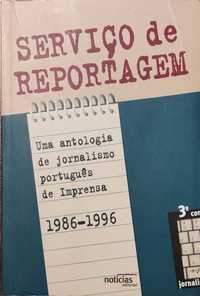 Livro "Serviço de Reportagem: Uma Antologia de Jornalismo 1986 a 1996"