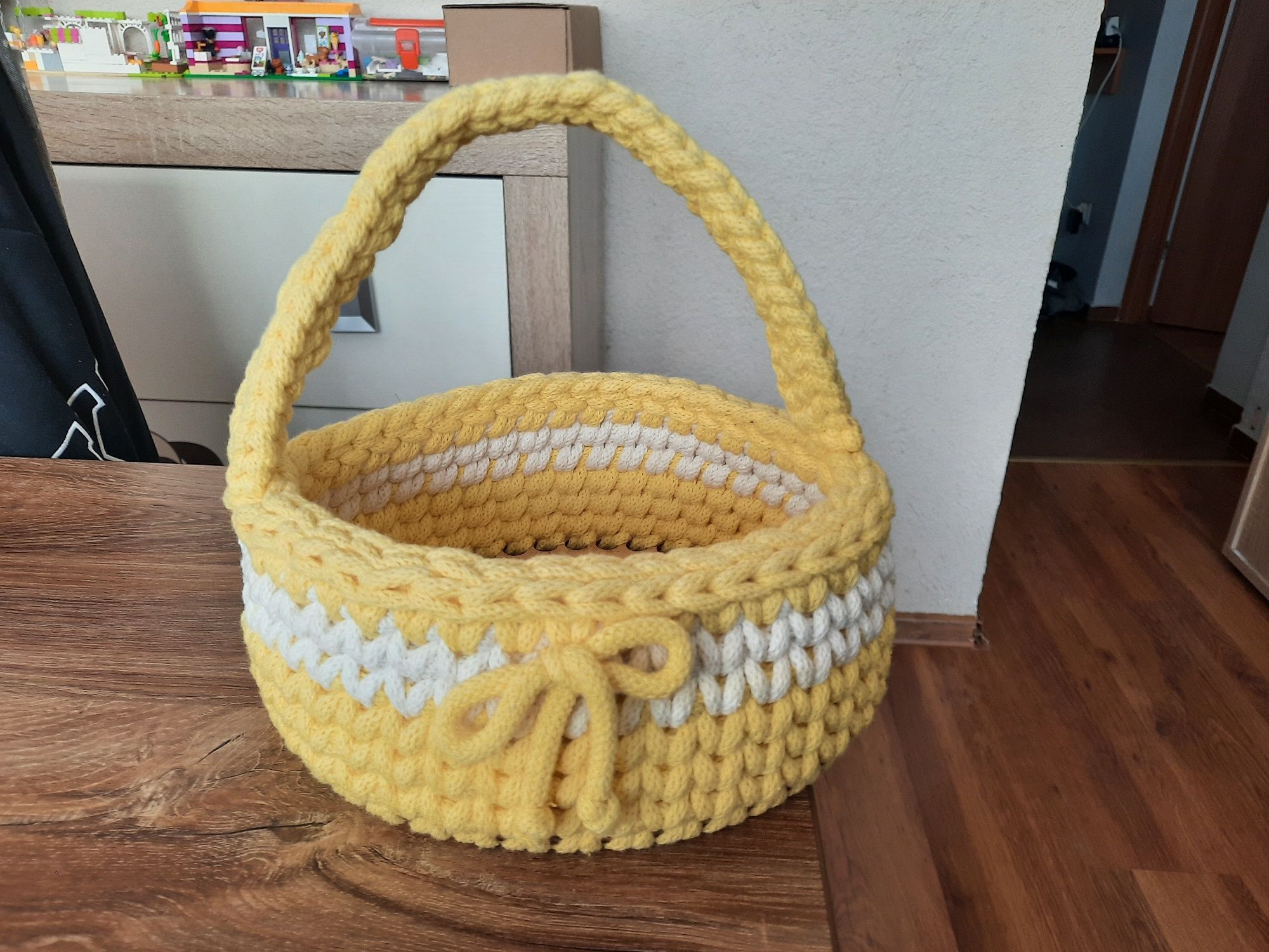Koszyczek wielkanocny handmade ręcznie robiony
